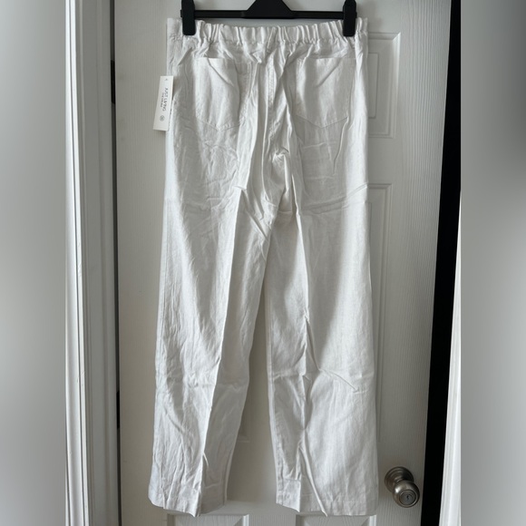 NWT Just Living Linen White Pants - Picture 2 of 3